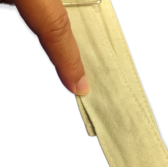 HUGO BOSS Light Green Denim Overall Retro 90s Style Dress/Jumper Skirt Size S/M - Picture 14 of 16